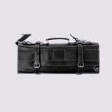 Chef Knife Roll Bag Made of Genuine Top Grain Leather