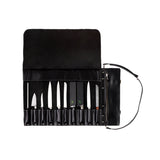 Chef Knife Roll Bag Made of Genuine Top Grain Leather