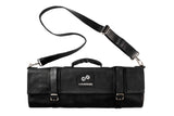 Knife Roll Made of Canvas and Genuine Leather - For Professional Chefs