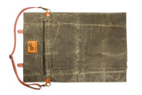 Knife Roll Bag for Chefs - Made of Waxed Canvas