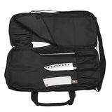 Knife Bag for Chefs - 20 Slots for Knives PLUS 3 Zipper Compartments for Kitchen Tools