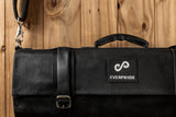 Knife Roll Made of Canvas and Genuine Leather - For Professional Chefs