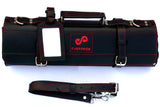 Chef Knife Roll Bag Made of Genuine Top Grain Leather