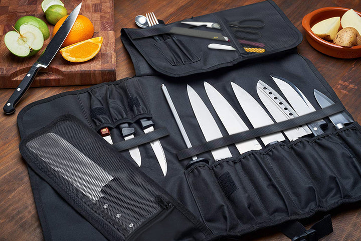 Professional Chef Knife Set with Roll Bag | Seido Knives