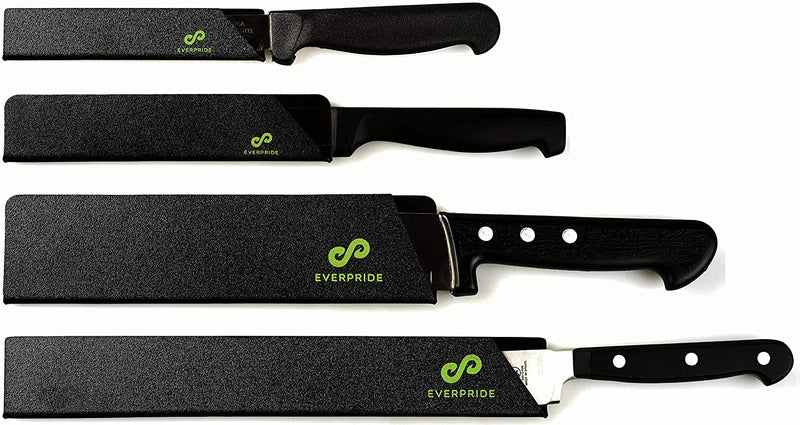 EVERPRIDE Chef Knife Sheath Set (10-Piece Set) Universal Blade Edge Cover  Guards for Chef's and Kitchen Knives – Durable, BPA-Free, Felt Lined,  Sturdy